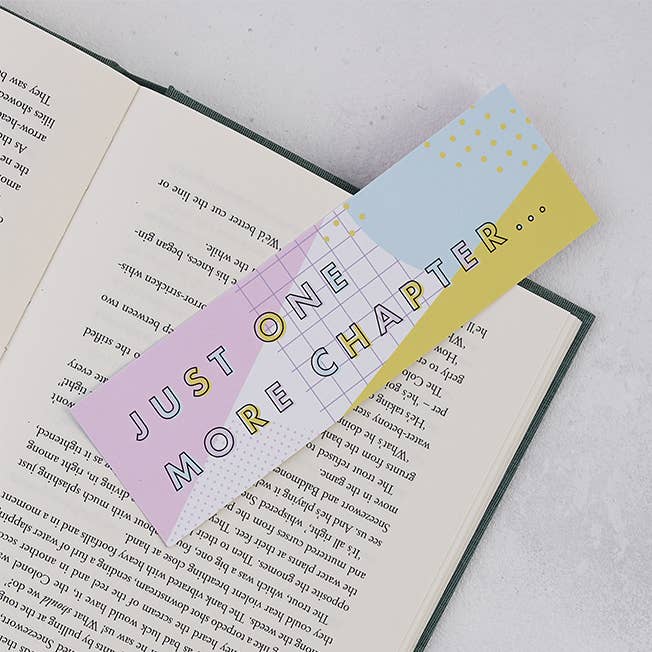 "Just One More Chapter" Bookmark