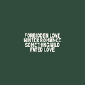Blind Date Book - Forbidden Love (YA)